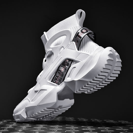 Damen Sportliche High-Top Sneakers mit innovativem Design und rutschfester Sohle EB