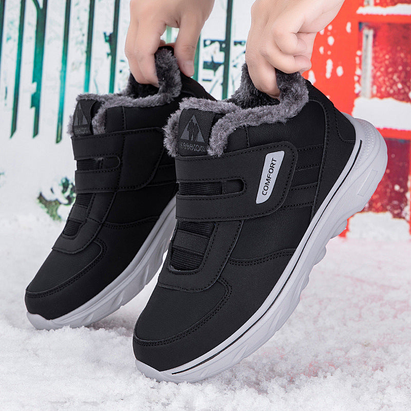 Damen isolierte Winter-Sneaker mit praktischem Klettverschluss und weichem Innenfutter EB