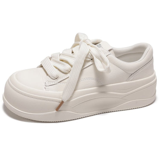 Damen modische Plateau-Sneaker mit ökologischem Obermaterial und komfortabler Dämpfung EB