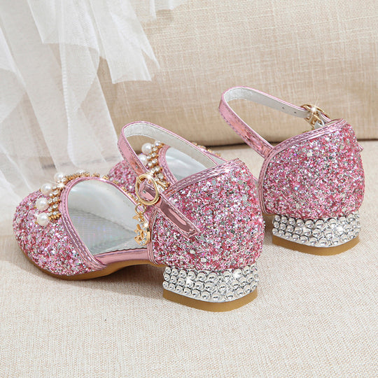 Damen Glitzernde Festtagsballerinas EB