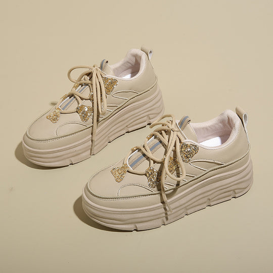 Damen Fashionable Plateau Sneakers EB