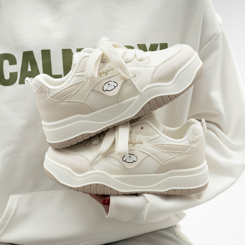Damen Sportliche Sneaker mit verspieltem Tiermotiv und bequemer Dämpfung EB