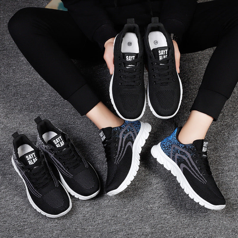 Damen Sportliche Laufschuhe mit atmungsaktivem Obermaterial und rutschfester Sohle EB