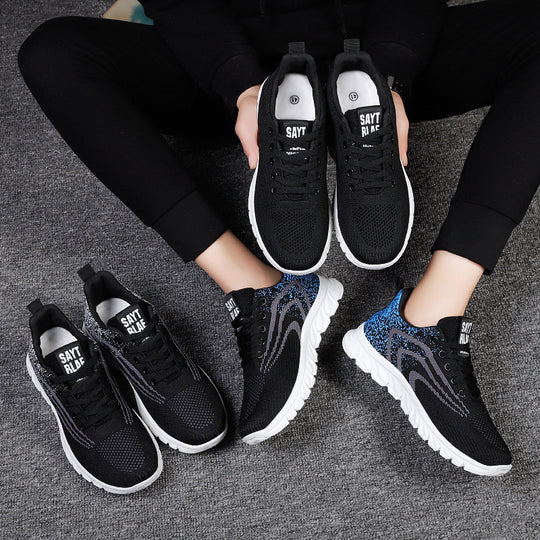 Damen Sportliche Laufschuhe mit atmungsaktivem Obermaterial und rutschfester Sohle EB