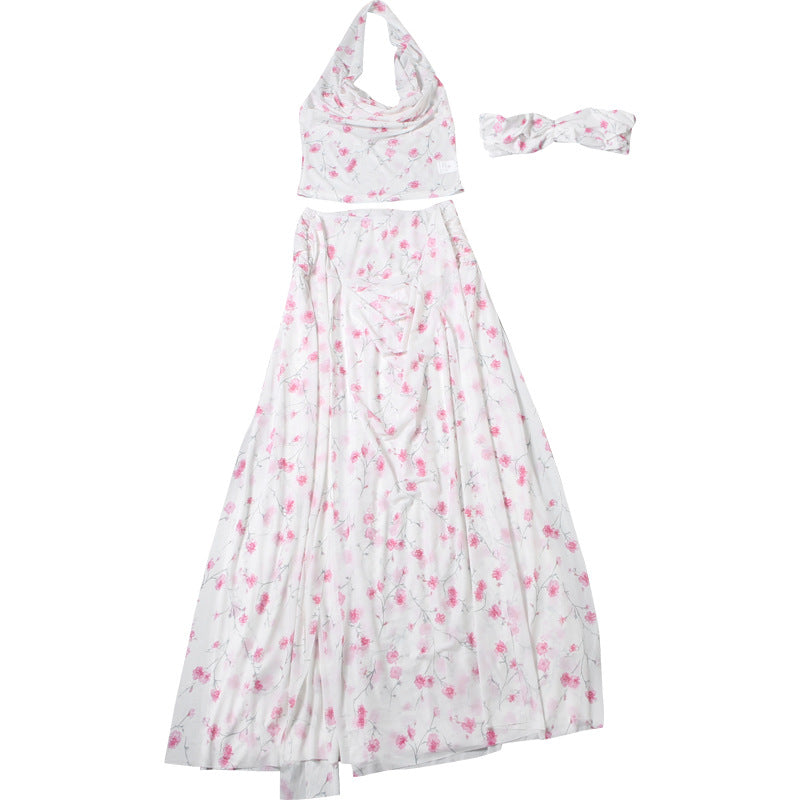 Damen Zweiteiler-Set mit floralen Details und luftigem Design EB