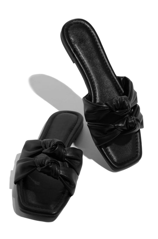 Damen elegante Riemchensandalen mit Knoten EB