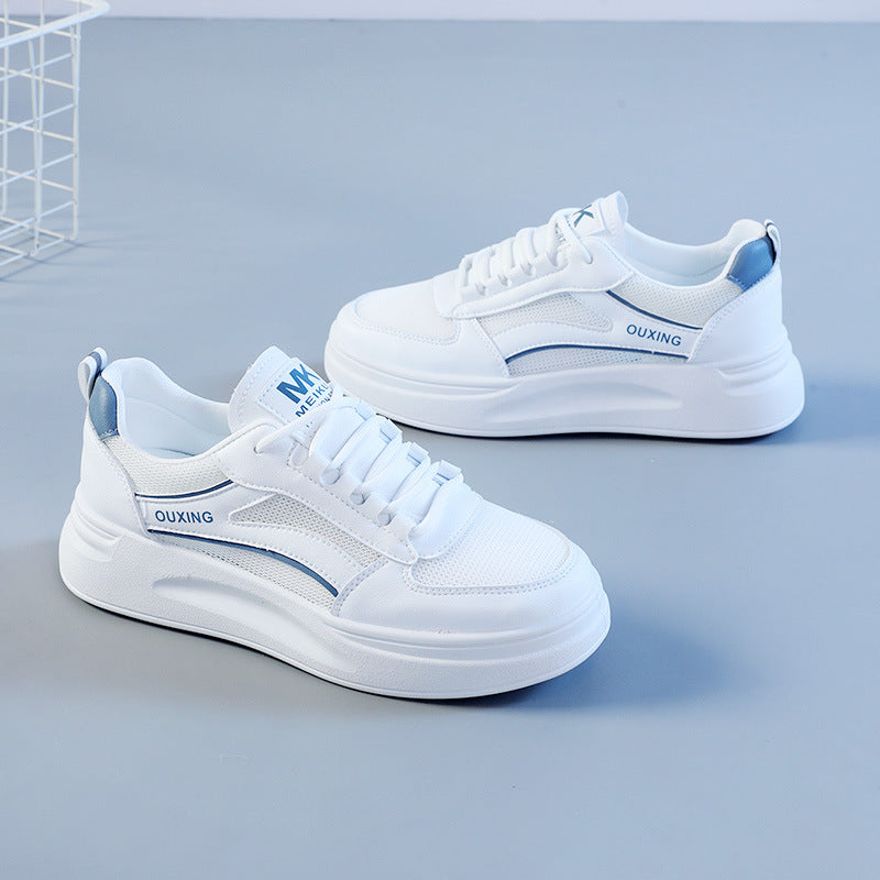 Damen modische Sneaker mit atmungsaktivem Obermaterial und dämpfender Sohle EB