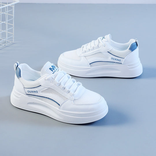 Damen modische Sneaker mit atmungsaktivem Obermaterial und dämpfender Sohle EB