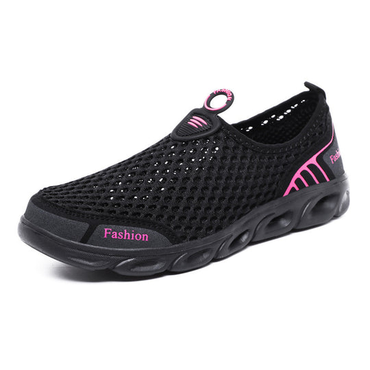 Damen Sportliche Mesh-Schuhe mit flexibler Sohle und atmungsaktiver Oberflächenstruktur EB