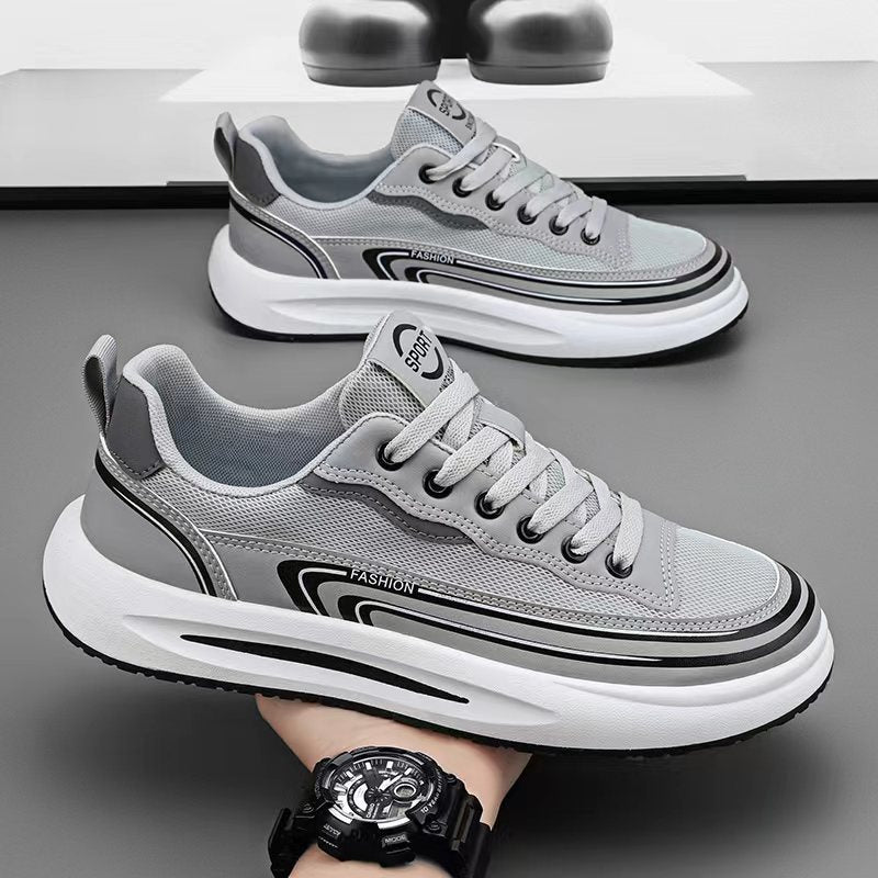 Damen Sportliche Sneakers mit atmungsaktiver Mesh-Oberfläche und stabiler Laufsohle EB