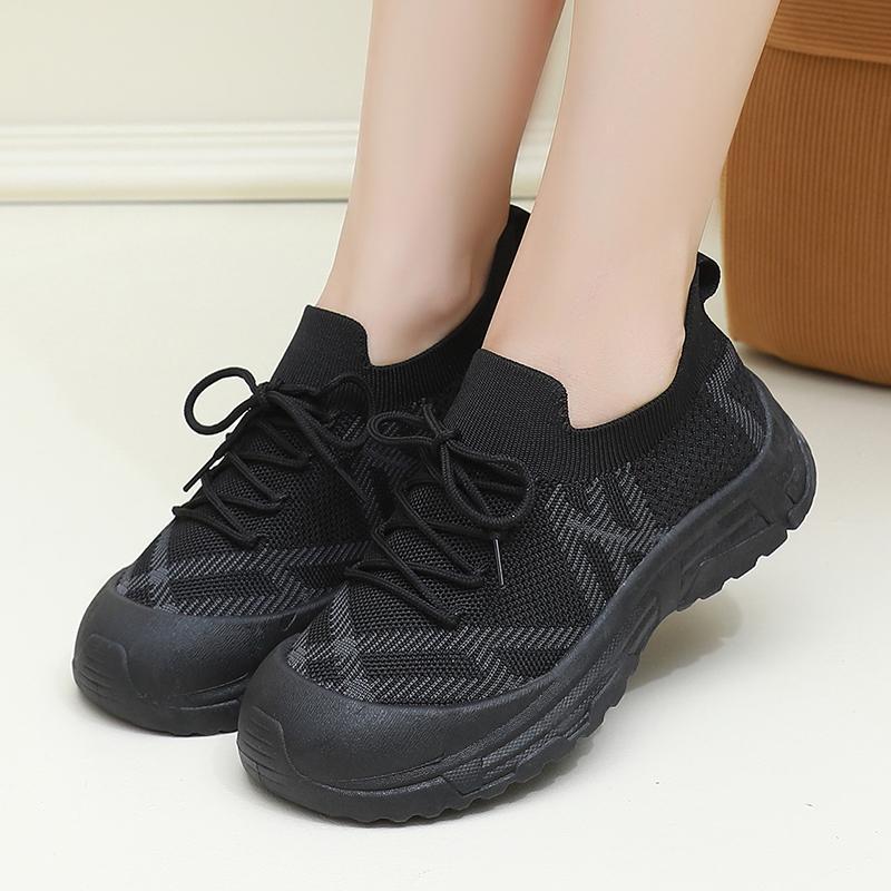 Damen Sportliche Laufschuhe mit flexibler Sohle und atmungsaktiven Netz-Einsätzen EB