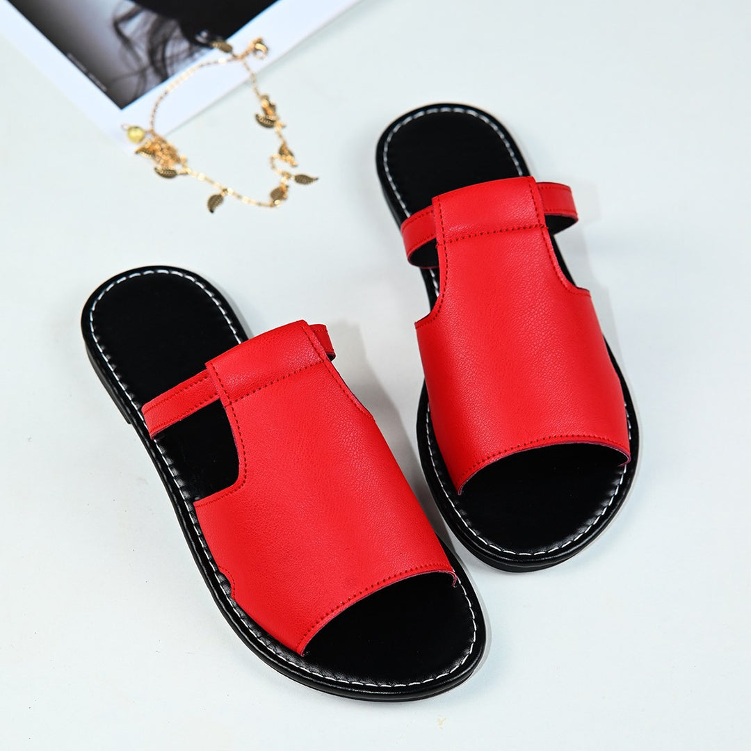 Damen elegante Freizeitsandalen mit modischem Riemchen-Design EB