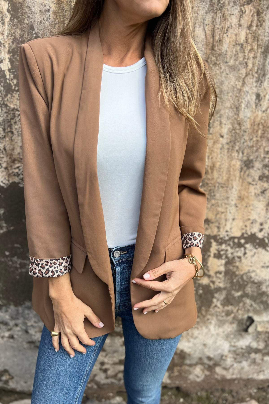 EB | Blazer mit Леопарденmuster Füttert