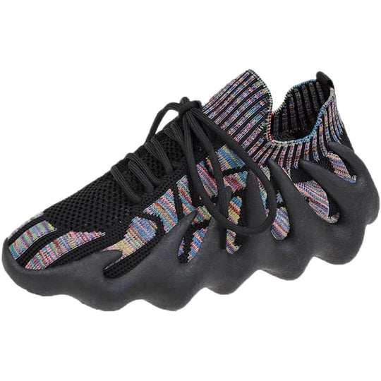 Damen Modische Sneaker mit innovativem Stretch-Obermaterial und rutschfester Sohle EB