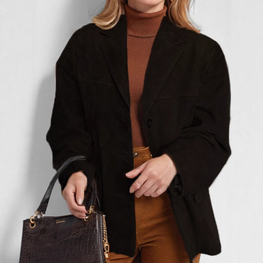 Damen Elegante und gemütliche Blazerjacke EB