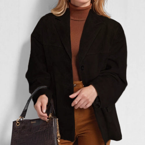 Damen Elegante und gemütliche Blazerjacke EB