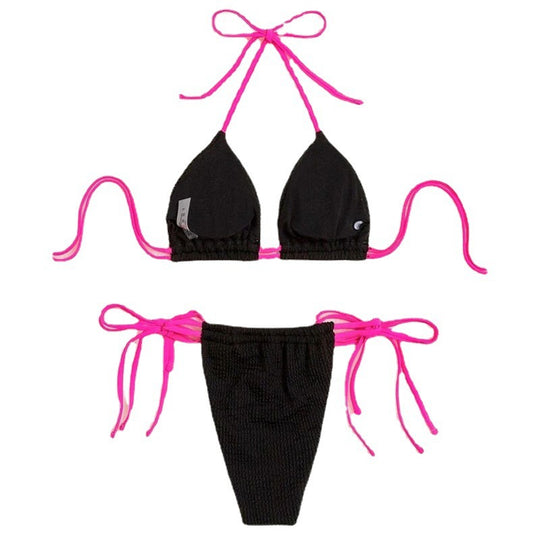 Damen Stylish Triangel-Bikini-Set mit detailverliebtem Design EB