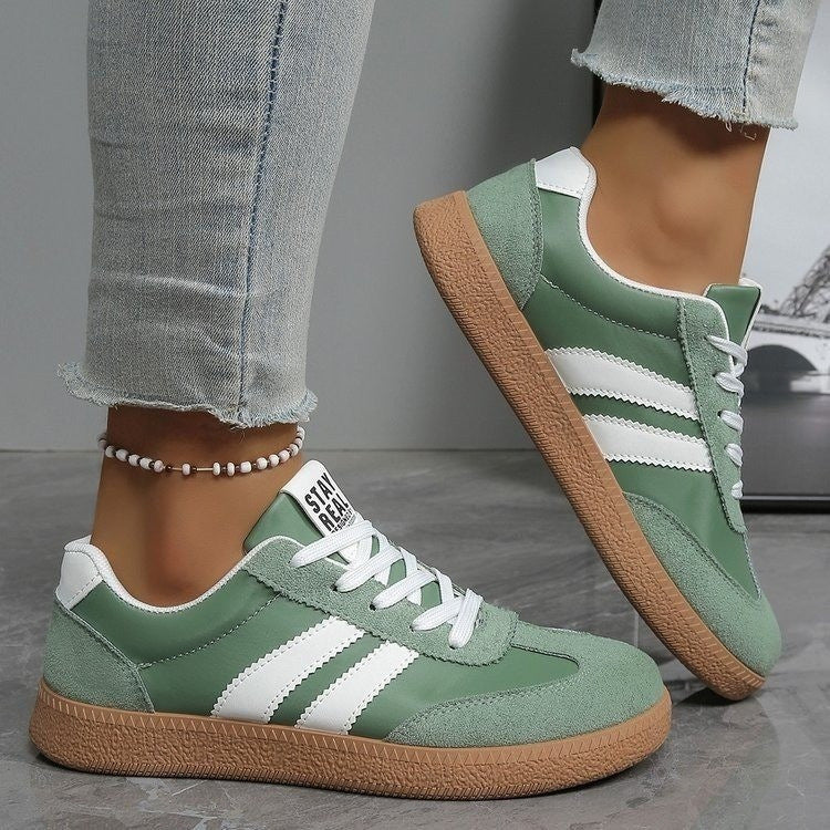 Damen Sportliche Sneakers mit strapazierfähigem Obermaterial und rutschfester Sohle EB