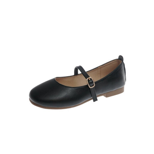 Damen elegante Ballerinas mit Schnallen-Detail EB