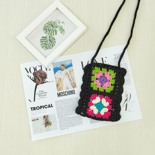 Damen Handgefertigte Häkel-Tasche EB 1779787760