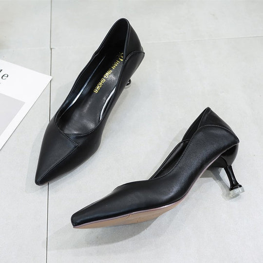 Damen Spitzen Pumps mit eleganter Silhouette EB