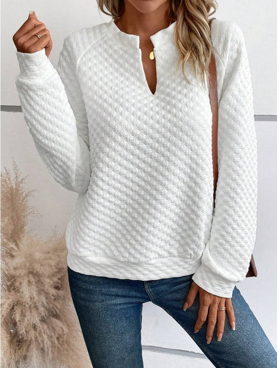 Damen Sweatshirt mit strukturiertem Design EB