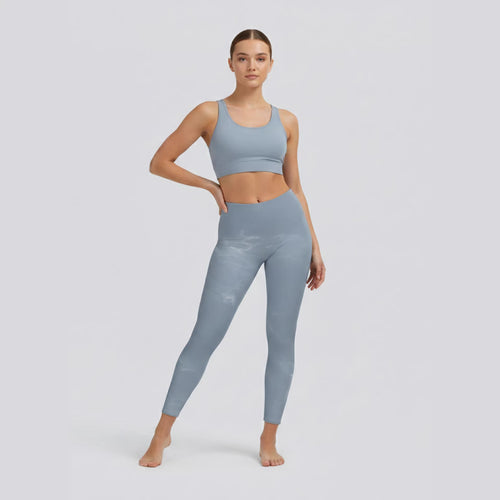 Damen Sportlegging mit stilvollem grafischen Design EB