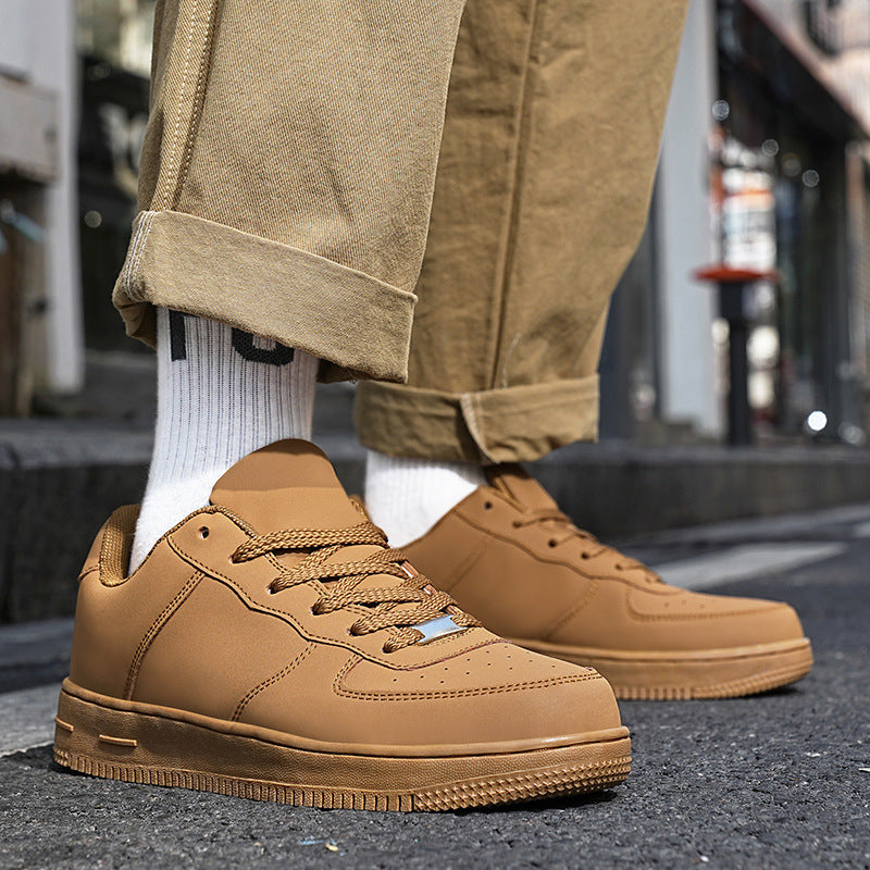 Damen Sneaker aus hochwertigem Leder mit rutschfester Sohle EB