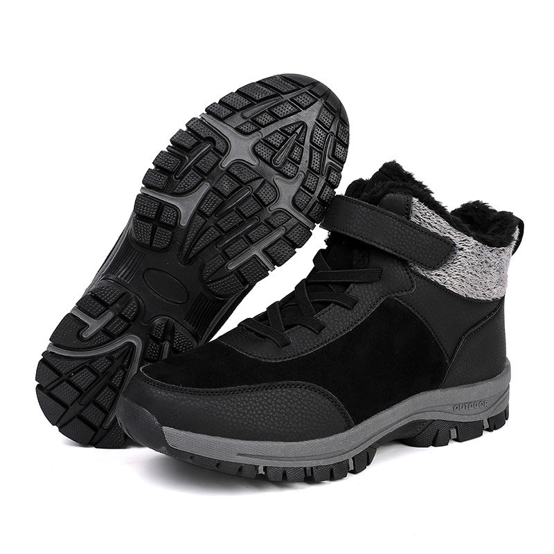Damen Bequeme und warme Winterstiefel mit rutschfester Sohle EB