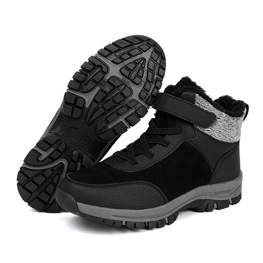 Damen Bequeme und warme Winterstiefel mit rutschfester Sohle EB