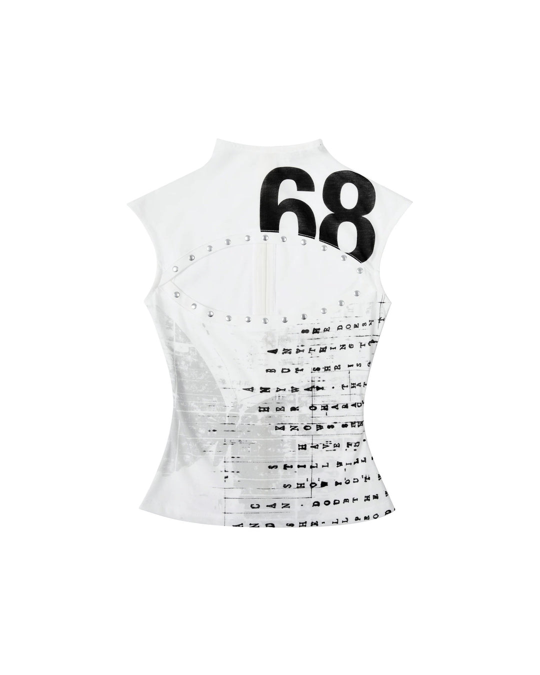 Damen Kreatives Tank-Top mit Grafischem Druck EB