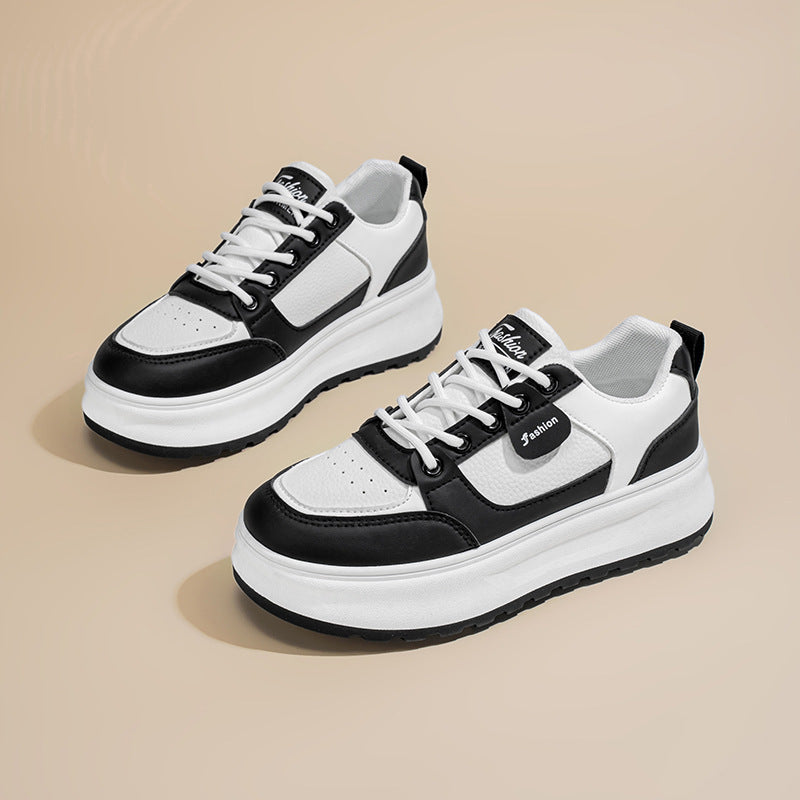Damen Sportliche Plattform Sneakers mit extra dämpfender Laufsohle und flexibler Passform EB