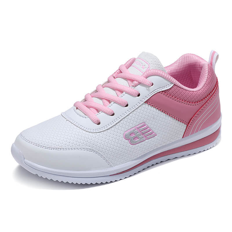 Damen sportive Freizeitsneaker mit atmungsaktivem Obermaterial und rutschfester Sohle EB