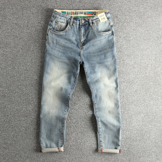 Damen Slim-Fit Jeans mit modischem Destroyed-Look und praktischem Umschlag EB