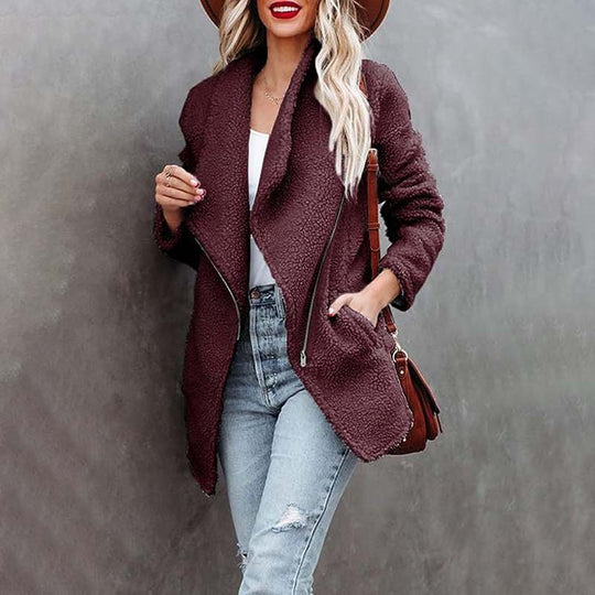 EB | Sherpa Jacke Polyester Weich, Warm