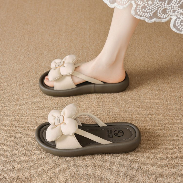Damen Sandalen mit floralem Design und bequemer Sohle EB