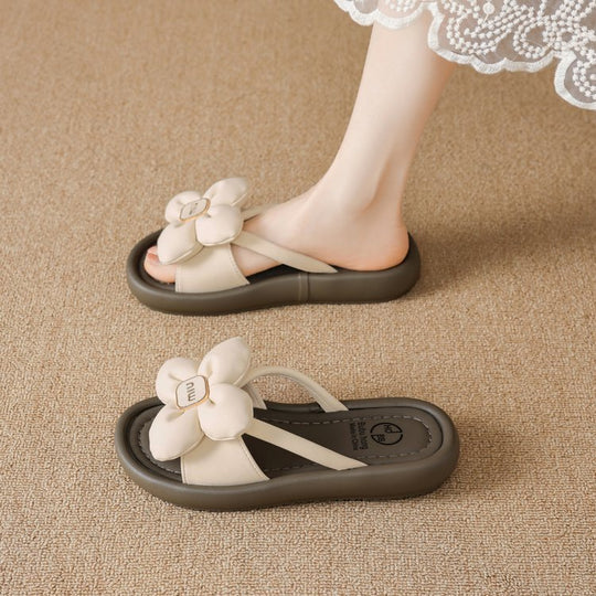 Damen Sandalen mit floralem Design und bequemer Sohle EB
