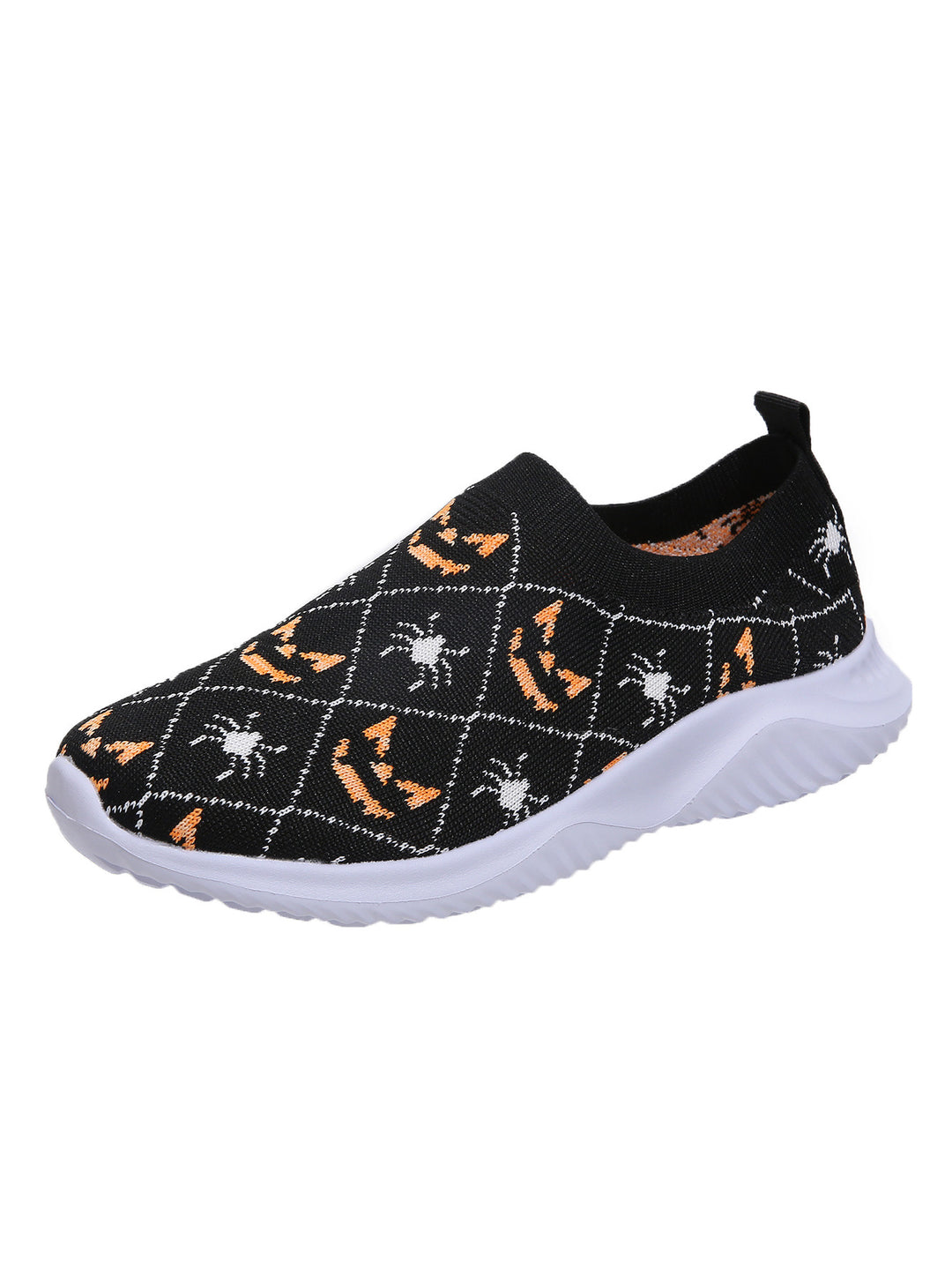 Damen Mode Sneakers mit Halloween-Motiv und rutschfester Sohle Heidi-Mode