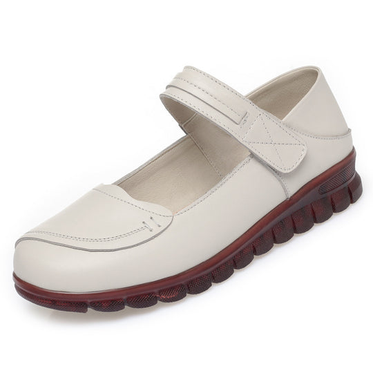 Damen Komfortable Mary Jane Slipper mit verstellbarem Riemen und ergonomischem Fußbett EB