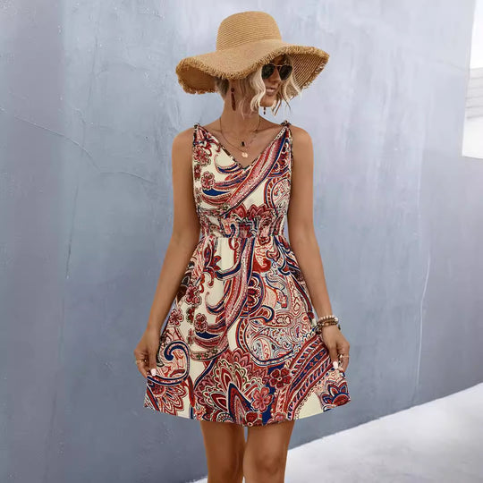 Damen Sommerkleid im Boho-Stil EB