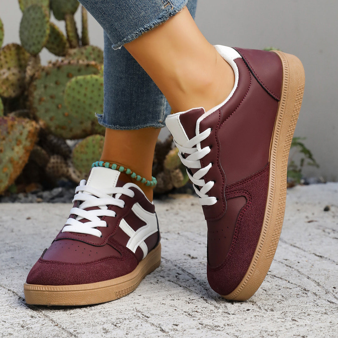 Damen Sneakers mit atmungsaktivem Obermaterial und rutschfester Sohle EB