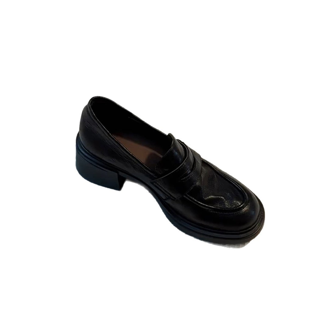 Damen Elegante Loafers mit moderner Blockabsatzgestaltung EB