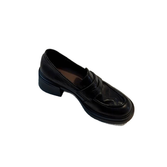 Damen Elegante Loafers mit moderner Blockabsatzgestaltung EB