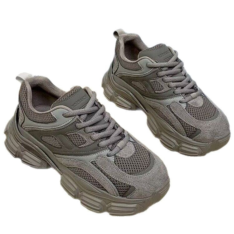 Damen Sportliche Lauf sneakers mit atmungsaktiver Mesh-Oberfläche und geräuschdämpfender Sohle EB
