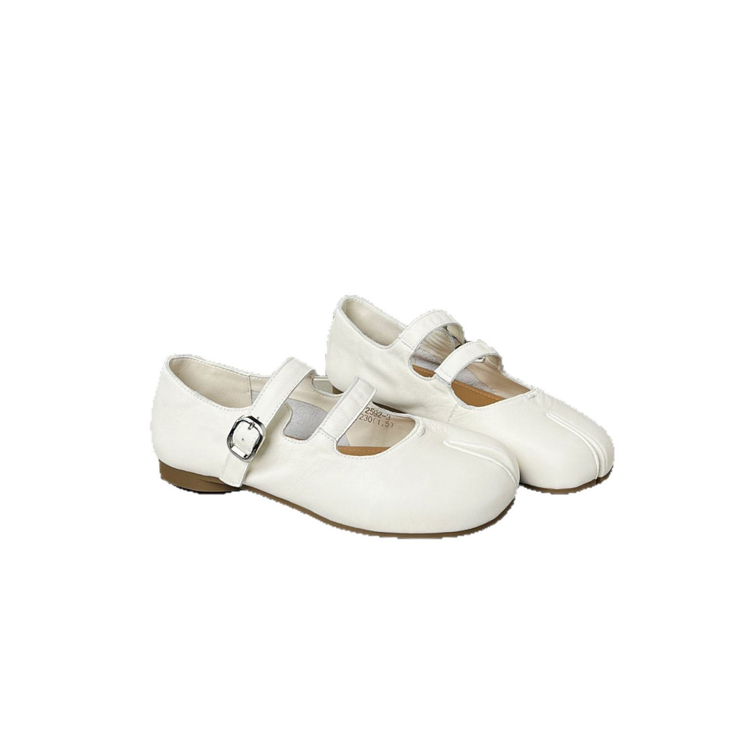 Damen Ballerinas mit modischem Riemen und anatomischem Fußbett EB