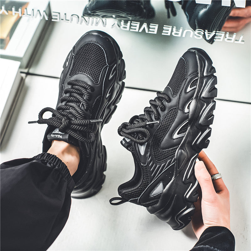 Damen Modische Sneakers mit stoßdämpfendem Design und atmungsaktiver Mesh-Oberfläche EB