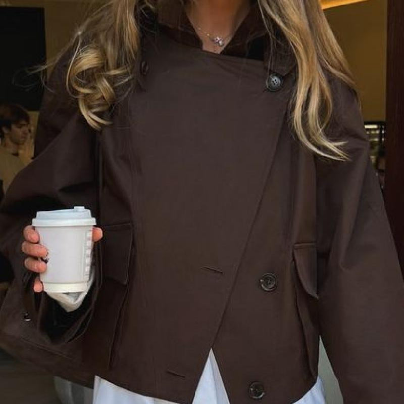 Damen Oversized Jacke mit stylischem Schnitt EB