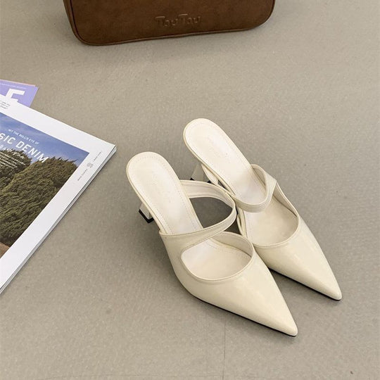 Damen Slingback-Pumps mit elegantem transparentem Riemendesign EB