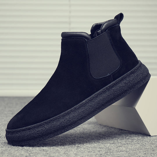 Damen Chelsea Boots mit eleganter Wildleder-Oberfläche EB
