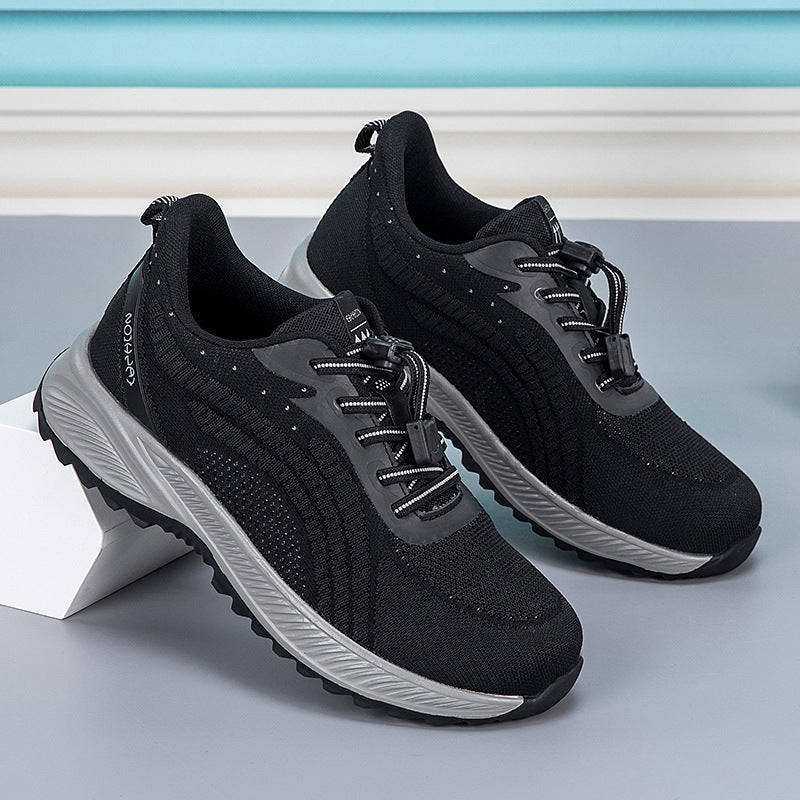 Damen Lauf-Sneaker mit elastischem Schnellschnürsystem und atmungsaktivem Obermaterial EB